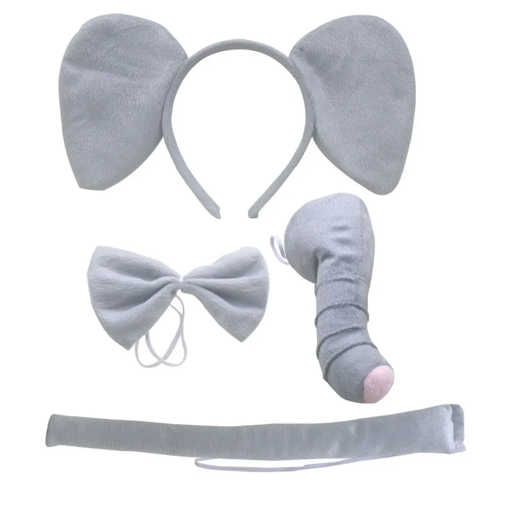 Baby Clothing Elephant - 3D Animal Elephant Ears Headband Nose