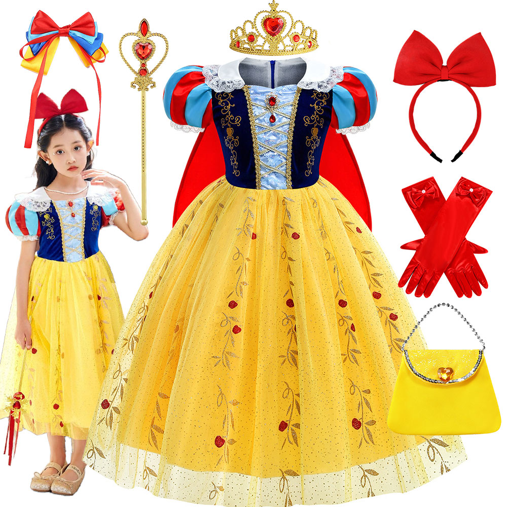 Baby Clothing Size - Girls Fantasy Birthday Dress Snow White