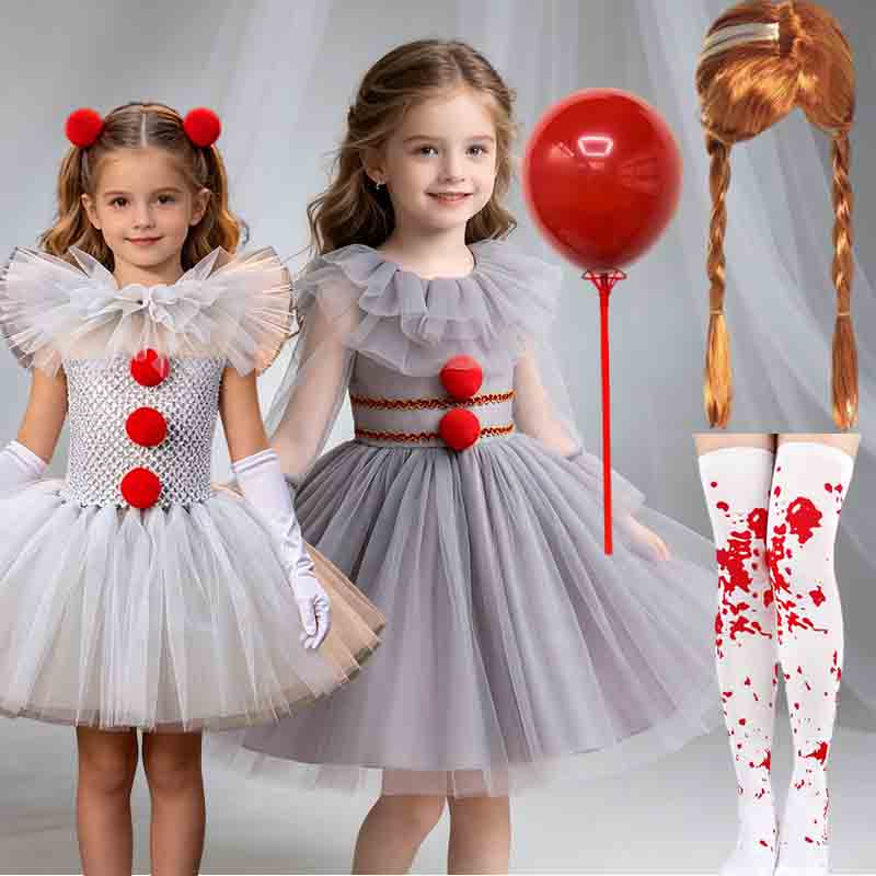 2026 Halloween Evil Clown Tutu - огляд і ціна Baby Clothing Size