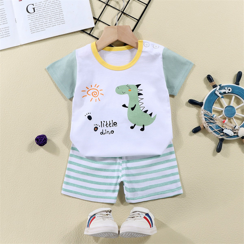 Cotton Tees+Shorts 2-piece Tra - огляд і ціна Baby Clothing Set
