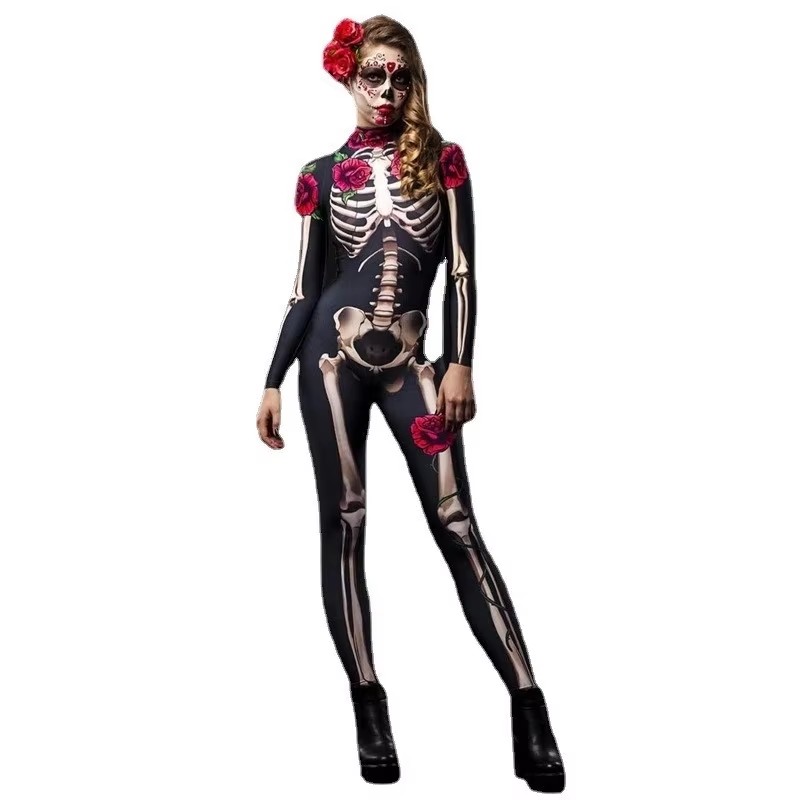 Rose Skeleton Adult Kids Scary - огляд і ціна Romper Onesie Baby