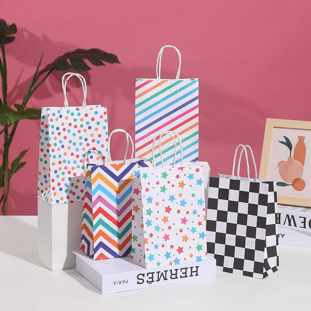 30pcs Stripe Kraft Paper Gift  - огляд і ціна Baby Zebra Clothing