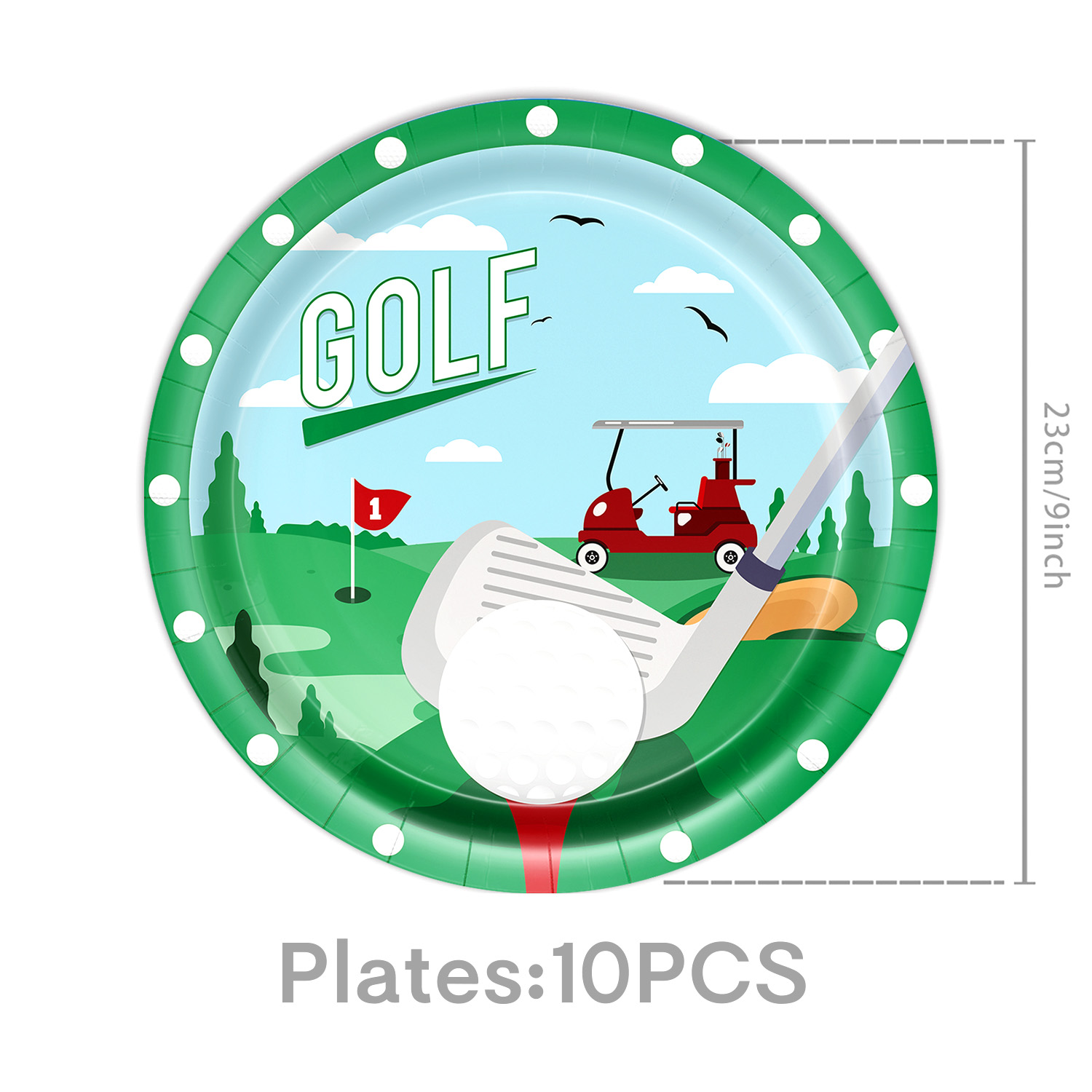 Golf Sports Party Decorations  - огляд і ціна Baby Zebra Clothing