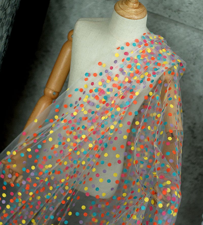 155cm Wide Colorful Polka Dot  - огляд і ціна Baby Clothing Organic
