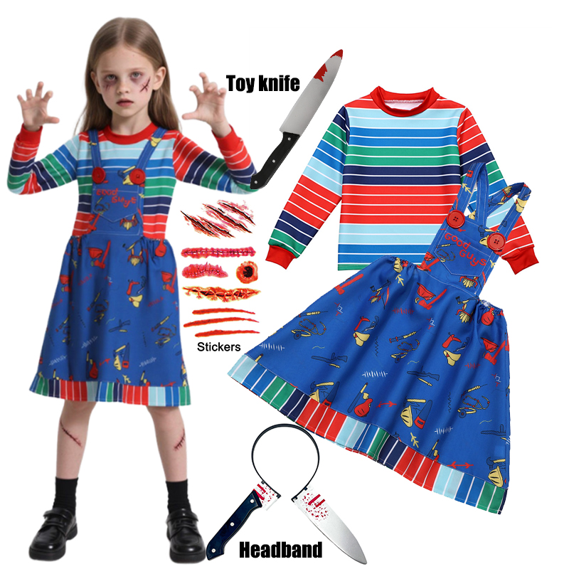 2026 Halloween Chucky Cosplay  - огляд і ціна Baby Clothing Size